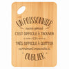 Planche bambou gravée personnalisée homme idée cadeau Fête des Pères apéro 30×20 prénom cuisine plateau fromage anniversaire noel papa papi 