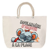 Sac Fête des Mères Mamie Famille Idée Cadeau anniversaire Noël Travail Boulot Métier Départ Retraite Collègue Femme cabas shopping plage