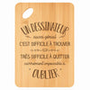 Planche bambou gravée personnalisée homme idée cadeau Fête des Pères apéro 30×20 prénom cuisine plateau fromage anniversaire noel papa papi 