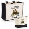 Cabas homme ou femme sac plage ou shopping tote bag pochette trousse Idée cadeau original pour anniversaire Noël travail départ retraite collègue famille fete des mères fetes des pères papa maman mamie papi