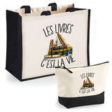 Cabas homme ou femme sac plage ou shopping tote bag pochette trousse Idée cadeau original pour anniversaire Noël travail départ retraite collègue famille fete des mères fetes des pères papa maman mamie papi