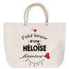 Sac Fête des Mères Mamie Famille Idée Cadeau anniversaire Noël Travail Boulot Métier Départ Retraite Collègue Femme cabas shopping plage