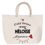 Sac Fête des Mères Mamie Famille Idée Cadeau anniversaire Noël Travail Boulot Métier Départ Retraite Collègue Femme cabas shopping plage