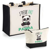 Cabas homme ou femme sac plage ou shopping tote bag pochette trousse Idée cadeau original pour anniversaire Noël travail départ retraite collègue famille fete des mères fetes des pères papa maman mamie papi