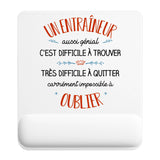 Tapis de souris ergonomique avec repose-poignet, accessoire bureau pour femme et homme, fête des pères, cadeau pas cher, idée cadeau fête des mères, secret santa, départ à la retraite, télétravail et gaming
