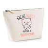 Trousse pochette de rangement maquillage Fête des Mères Mamie Famille Idée Cadeau anniversaire Noël Travail Boulot Métier Départ Retraite Collègue Femme