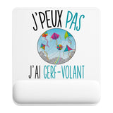 Tapis de souris ergonomique avec repose-poignet, accessoire bureau pour femme et homme, fête des pères, cadeau pas cher, idée cadeau fête des mères, secret santa, départ à la retraite, télétravail et gaming