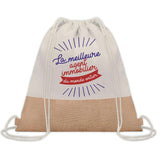 Sac Fête des Mères Mamie Maman Cadeau anniversaire Noël Travail Métier Départ Retraite Collègue Femme cabas shopping plage