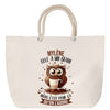 Sac Fête des Mères Mamie Famille Idée Cadeau anniversaire Noël Travail Boulot Métier Départ Retraite Collègue Femme cabas shopping plage