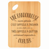Planche bambou gravée personnalisée femme idée cadeau Fête des Mères apéro 30×20 prénom cuisine plateau fromage anniversaire noel maman mamie