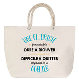 Sac Fête des Mères Mamie Famille Idée Cadeau anniversaire Noël Travail Boulot Métier Départ Retraite Collègue Femme cabas shopping plage