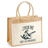 Sac Fête des Mères Mamie Famille Idée Cadeau anniversaire Noël Travail Boulot Métier Départ Retraite Collègue Femme cabas shopping plage Homme Papa Papi Pères Frère