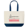 Sac de shopping bleu Laurence en Vacances