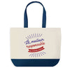 Sac de shopping bleu Responsable Meilleur du Monde