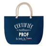 Sac de Plage Bleu avec Anse Corde Certifiée meilleure Prof