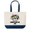 Sac de shopping bleu Super Moniteur de Ski