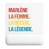 Tapis de souris ergonomique avec repose-poignet, accessoire bureau pour femme et homme, fête des pères, cadeau pas cher, idée cadeau fête des mères, secret santa, départ à la retraite, télétravail et gaming