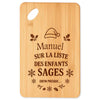 Planche à découper cadeau Noël famille amis papa maman mamie papi, idée cadeau apéro et cuisine, Secret Santa