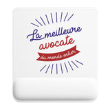 Tapis de souris ergonomique avec repose-poignet, accessoire bureau pour femme et homme, fête des pères, cadeau pas cher, idée cadeau fête des mères, secret santa, départ à la retraite, télétravail et gaming