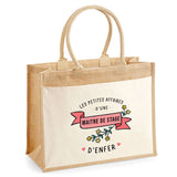 Sac Fête des Mères Mamie MAman Soeur Femme Famille Idée Cadeau anniversaire Noël Travail Boulot Métier Départ Retraite Collègue Femme cabas shopping plage