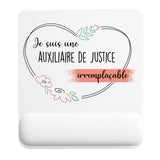 Tapis de souris ergonomique avec repose-poignet, accessoire bureau pour femme et homme, fête des pères, cadeau pas cher, idée cadeau fête des mères, secret santa, départ à la retraite, télétravail et gaming