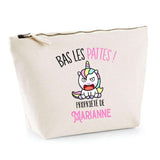 Trousse pochette de rangement maquillage Fête des Mères Mamie Famille Idée Cadeau anniversaire Noël Travail Boulot Métier Départ Retraite Collègue Femme