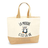 Sac Jute Fête des Mères Fêtes des Pères Mamie Papi Famille Idée Cadeau anniversaire Noël Travail Boulot Métier Départ Retraite Collègue Femme Homme