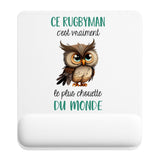 Tapis de souris ergonomique avec repose-poignet, accessoire bureau pour femme et homme, fête des pères, cadeau pas cher, idée cadeau fête des mères, secret santa, départ à la retraite, télétravail et gaming
