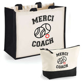 Cabas homme ou femme sac plage ou shopping tote bag pochette trousse Idée cadeau original pour anniversaire Noël travail départ retraite collègue famille fete des mères fetes des pères papa maman mamie papi