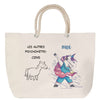 Sac Fête des Mères Mamie Famille Idée Cadeau anniversaire Noël Travail Boulot Métier Départ Retraite Collègue Femme cabas shopping plage