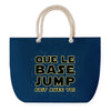 Sac de plage Bleu anse corde Force Base Jump soit avec toi