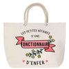 Sac Fête des Mères Mamie Famille Idée Cadeau anniversaire Noël Travail Boulot Métier Départ Retraite Collègue Femme cabas shopping plage