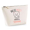 Trousse pochette de rangement maquillage Fête des Mères Mamie Famille Idée Cadeau anniversaire Noël Travail Boulot Métier Départ Retraite Collègue Femme