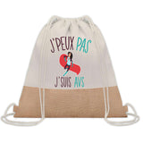 Sac Fête des Mères Mamie Maman Cadeau anniversaire Noël Travail Métier Départ Retraite Collègue Femme cabas shopping plage