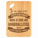Planche bambou gravée personnalisée femme idée cadeau Fête des Mères apéro 30×20 prénom cuisine plateau fromage anniversaire noel maman mamie