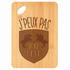 Planche bambou gravée personnalisée femme homme idée cadeau Fête des Mères Fête des Pères apéro papa maman prénom cuisine plateau fromage