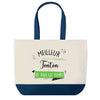 Sac de shopping bleu Meilleur Tonton de tous les temps
