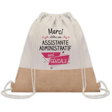 Sac Fête des Mères Mamie Maman Cadeau anniversaire Noël Travail Métier Départ Retraite Collègue Femme cabas shopping plage