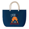Sac de plage Bleu anse corde J'peux Pas Survivaliste