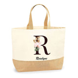 Sac Jute Fête des Mères Fêtes des Pères Mamie Papi Famille Idée Cadeau anniversaire Noël Travail Boulot Métier Départ Retraite Collègue Femme Homme