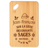 Planche à découper cadeau Noël famille amis papa maman mamie papi, idée cadeau apéro et cuisine, Secret Santa