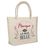 Sac Fête des Mères Mamie Famille Idée Cadeau anniversaire Noël Travail Boulot Métier Départ Retraite Collègue Femme cabas shopping plage