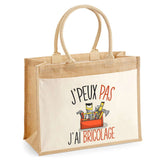 Sac Fête des Mères Mamie Famille Idée Cadeau anniversaire Noël Travail Boulot Métier Départ Retraite Collègue Femme cabas shopping plage Homme Papa Papi Pères Frère