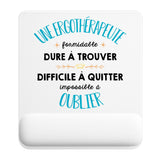 Tapis de souris ergonomique avec repose-poignet, accessoire bureau pour femme et homme, fête des pères, cadeau pas cher, idée cadeau fête des mères, secret santa, départ à la retraite, télétravail et gaming