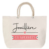 Sac Fête des Mères Mamie Famille Idée Cadeau anniversaire Noël Travail Boulot Métier Départ Retraite Collègue Femme cabas shopping plage