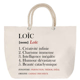Sac Fête des Mères Mamie Famille Idée Cadeau anniversaire Noël Travail Boulot Métier Départ Retraite Collègue Femme cabas shopping plage