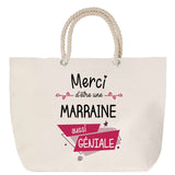 Sac Fête des Mères Mamie Famille Idée Cadeau anniversaire Noël Travail Boulot Métier Départ Retraite Collègue Femme cabas shopping plage