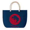 Sac de plage Bleu anse corde Belier Signe Zodiaque