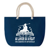 Sac de plage Bleu anse corde Lancer du Javelot Légende Humour Geek