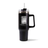Mug isotherme Noir Montagne M'attends J'peux pas